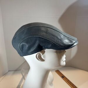BAXTER LEATHER VENTED FLAT CAP GÖTTMANN Forest Green BeauChapeau M/57